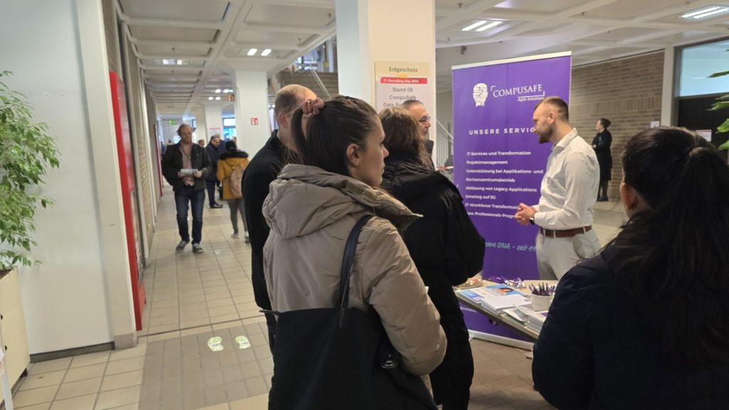 JAsper beim IT Recruiting Day BfA