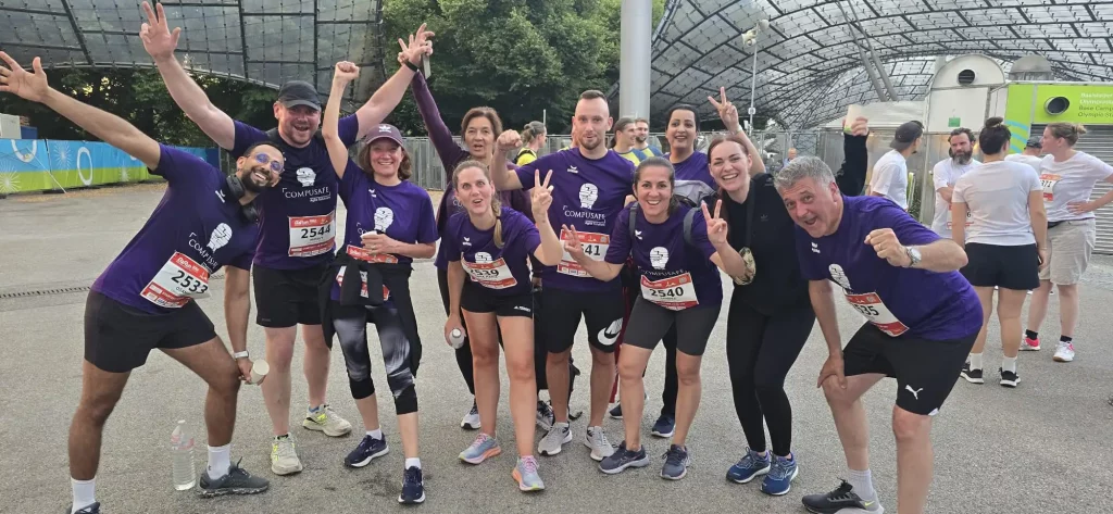 B2Run starkes Team: Das Ziel im Blick kann sie nichts aufhalten.